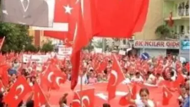 5 Bin Kişiden Teröre Lanet