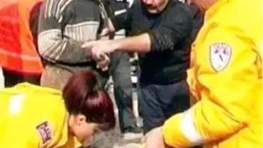 Çamurlu Olduğu İçin Sedyeye Alınmadı