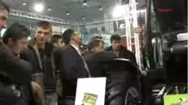 Konya - Tarım Fuarında Çiftçiler Lpg´Li Traktöre Ilgi Göster