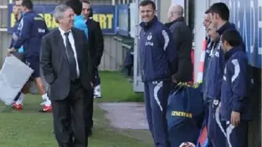 Fenerbahçe'Nin Antrenmanını Başkan Aziz Yıldırım ve Yöneticiler de İzledi