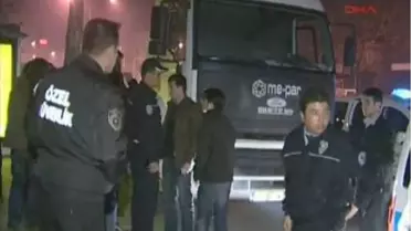 Tır'La Yarım Saat Polisten Kaçtı