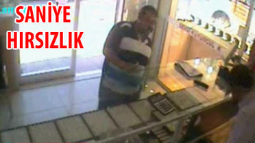 Kuyumcudaki Yüzük Hırsızı Güvenlik Kamerasına Yakalandı