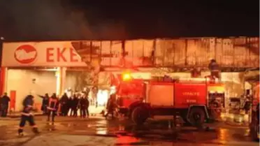 Süt Ürünleri Fabrikasında Yangın