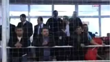 Erzurum - Sahada Halay Çekip Marşlar Söylediler