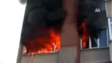 10 Katlı Apartmanda Yangın