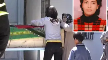 Panzer Altında Kalan Polisin Eşi Toprağa Verildi