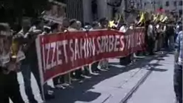 İnsani Yardım Vakfı Üyeler , İsrail'İ Protesto Etti...
