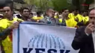 KESK Üyeleri İşi Astı