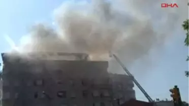 İlköğretim Okulunda Korkutan Yangın