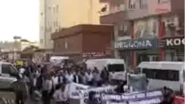 Şırnak'ta Protesto Yürüyüşü