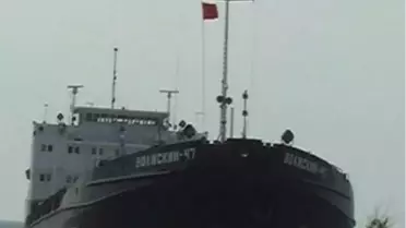 Rus Gemisi Çanakkale'de Karaya Oturdu