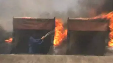 İşçilerin Hortumlu Müdahalesi, Çatıyı Kül Olmaktan Kurtaramadı