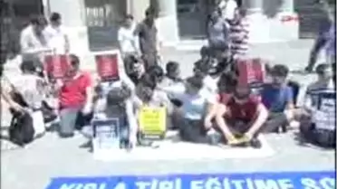 İçeride Sınav Dışarıda Protesto...