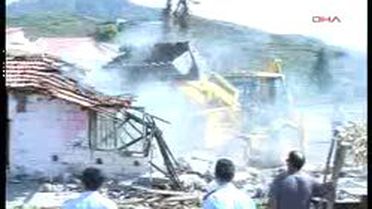 Fethiye´De Gecekondu Yıkımı