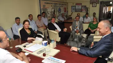 Başkan Ergün Türkiye Kamu-Sen’i Ziyaret Etti