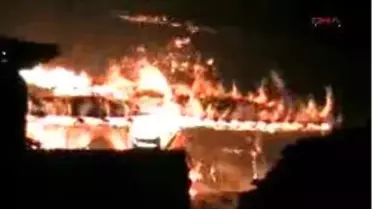 Erzincan - Kereste Dükkanları Alev Alev Yandı