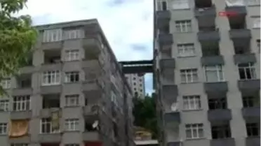 Rize -İki Binayı Köprü İle Birbirine Bağladı, Yangın Merdiveni Sorununu Çözdü