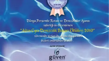 Dünya Denizcileri Altın Çıpa'da Buluşuyor