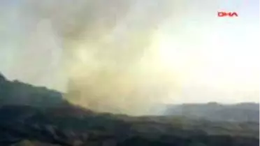 Şırnak - Cudi Dağı Eteklerinde Arazi Yangını