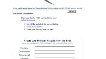 Rapidshare'den Ücretsiz Hesap Tuzağı