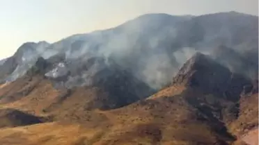 Alevlerin Yükseldiği Kilise Dağı'nda Operasyonlar Sürüyor