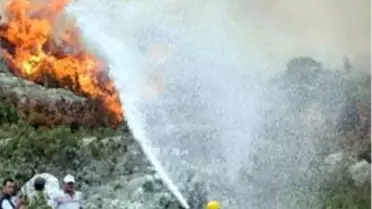 Bingöl'de Çatışma Yangın Çıkardı