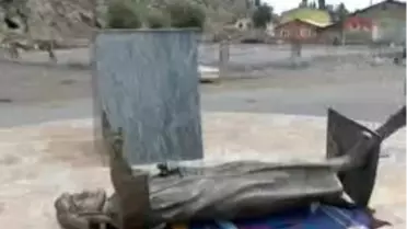 Sivas - Hafik'e Osman Gazi Heykeli Dikildi