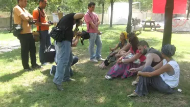 
Heykeltraşlar Basın Toplantısı Düzenlendi