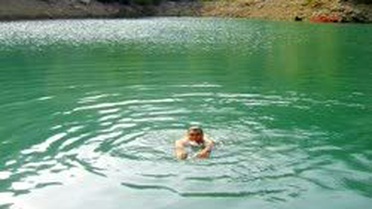 Antalya - Fotobaykal Torunuyla Baraj Gölünde Yüzdü