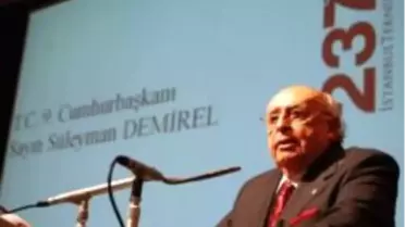 Demirel: 'Hükümet Türkiye'yi Bölmüştür'