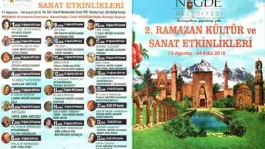 Belediyeden 2. Ramazan Kültür ve Sanat Etkinliği