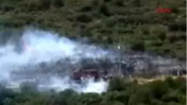 Datça´ Da Korkutan Yangın
Alevler Evlerin Duvarlarına Kadar Yaklaştı