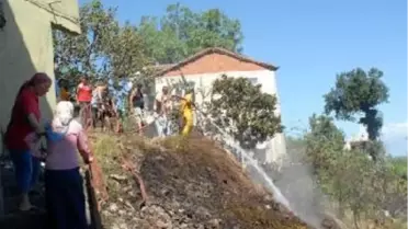 Komşusunun Evini Yanmaktan Kurtardı