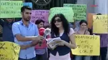 Beyoğlu'nda 'Kpss İptal Edilmesin' Eylemi.