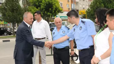 Başkan Ergün Birim Çalışanlarıyla Bayramlaştı