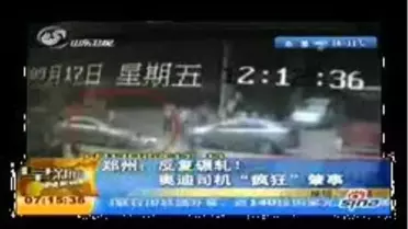 Çin'de Acemi Sürücü Faciası...