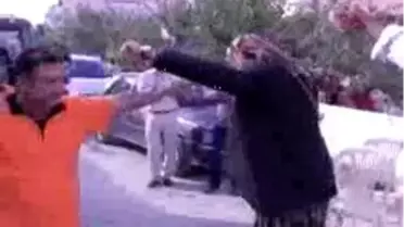 Ezine-Damada Şalvar Giydirip, Çamaşır Yıkattılar