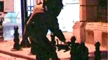 Bombanın Patlama Anı Kamerada