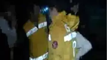 (Özel) Ambulans Dönüş Yolunda Kaza Yaptı: 3 Yaralı