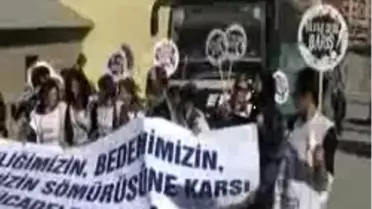 Hakkari'de, 'Kadına Şiddete Hayır' Yürüyüşü