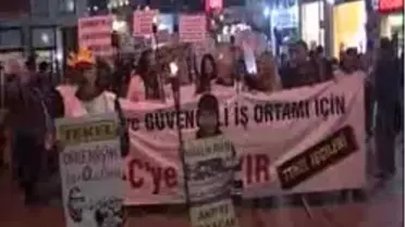 Tekel İşçilerinden 4 C Protestosu