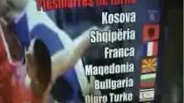 Priştine'de Düzenlenen Uluslararası Güreş Turnavası