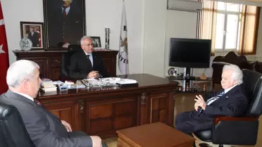 Deprem Dede Belediye Başkanı Akkaya'yı Ziyaret Etti