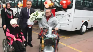 İnegöl’de Engellilerin de Otobüsü Var