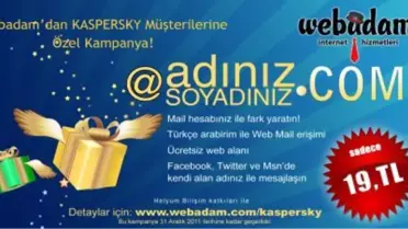 Kaspersky Alana Hosting Bedava