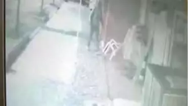 Rögar Kapağı Hırsızı Kameralara Yakalandı