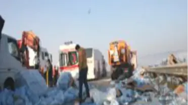 Bursa'daki Zincirleme Trafik Kazası