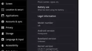 Android 3.0, Bu Cebe Girmeyi Başardı!