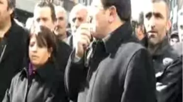 Van'da Bdp'den Mezit Protestosu