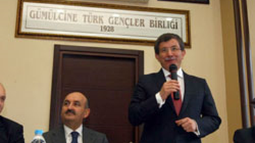 Davutoğlu: Müslüman Türk Azınlığı Dostluk Köprüsü